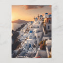 Search for santorini postcards Mediterranean