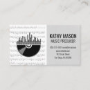 Search for vinyl record business cards Musician