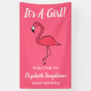 Search for pink flamingo banners Girl