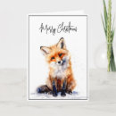 Search for fox christmas cards Winter