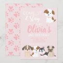 Search for puppy birthday invitations Puppies