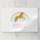 Search for unicorn placemats Gold