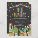 Search for feliz navidad invitations Cactus