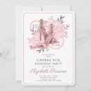 Search for pink gold masquerade party invitations Rose gold glitter