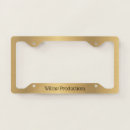 Search for gold license plate frames Simple