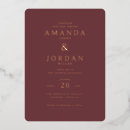 Search for maroon wedding invitations Formal