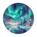 Search for winter cutting boards Aurora borealis