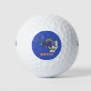 Search for fish golf balls Illustration