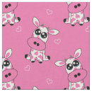 Search for pink cow fabric Animal