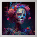 Search for day of the dead woman art Skeleton