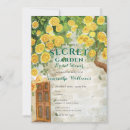 Search for enchanted bridal shower invitations Secret garden