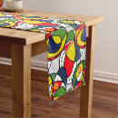 Search for bright colors table runners Red