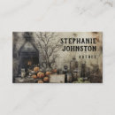 Search for horror business cards Pumpkin