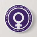 Search for international womens day buttons Woman