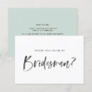 Search for bridesman invitations Typography