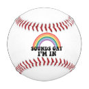 Search for rainbow baseballs Pride