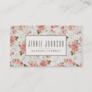 Search for vintage rose business cards Modern