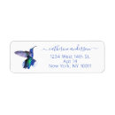 Search for hummingbird return address labels Colibri