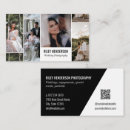 Search for unique photography business cards Photo collage
