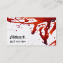 Search for horror business cards Gothic