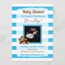 Search for ultrasound baby shower invitations Blue
