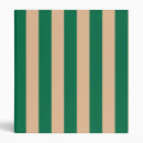 Search for green binders Striped