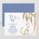 Search for kangaroo baby shower invitations Aussie