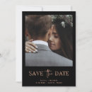 Search for black gold save the dates Elegant