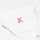 Search for pink letter k stickers For her