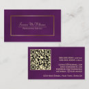 Search for executive business cards Qr code