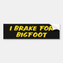 Search for sasquatch bumper stickers Monster