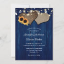 Search for navy blue and sunflower wedding invitations Barn wood