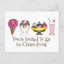 Search for ice cream social invitations Cone