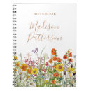 Search for flower notebooks botanical