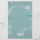 Search for snowflake stationery paper Frost