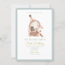 Search for bunny 1st birthday invitations Rabbit