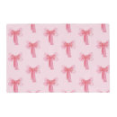 Search for pink placemats Bow