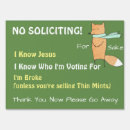 Search for no soliciting outdoor signs Go away