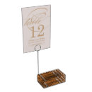 Search for wood table card holders Country