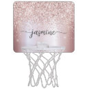 Search for mini basketball hoops Rose gold