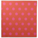 Search for polka dot napkins Orange