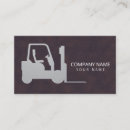 Search for forklift business cards Logistics