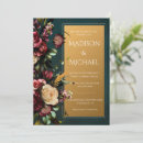 Search for hunter green wedding invitations Floral