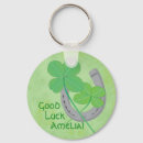 Search for lucky horseshoe keychains Clover