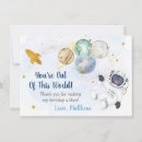 Search for astronaut thank you cards Outer space party