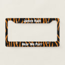 Search for tiger license plate frames Fashion