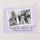 Search for we did it wedding announcement cards Script