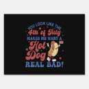 Search for funny humor sayings outdoor signs Red white and blue