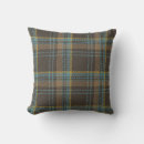 Search for brown and blue pillows Tartan