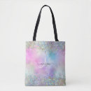 Search for holographic tote bags Pastel